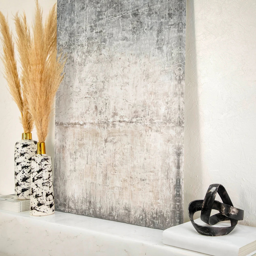 1-Piece Aluminum Cast Metal Decorative Sculpture Intertwined Design - Image 5