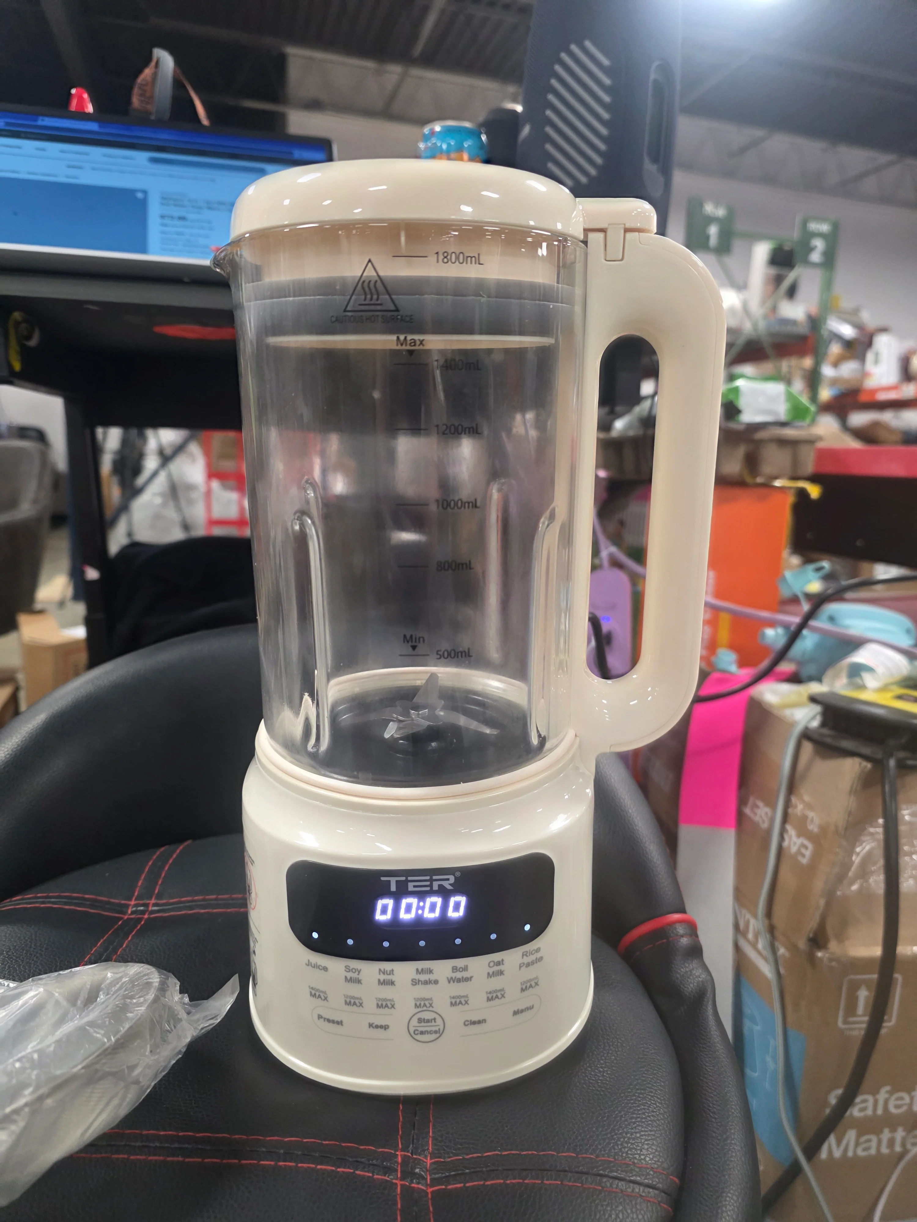10 in 1 Nut Milk Maker with Preset Auto-Clean, Boil Water, Keep Warm - Image 2