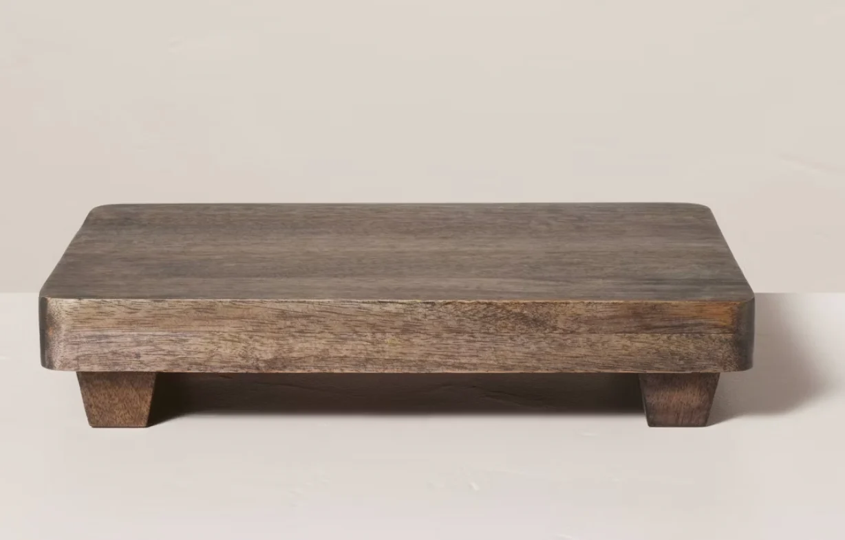 10"x13" Footed Wood Serving Trivet SHOWROOM ITEM