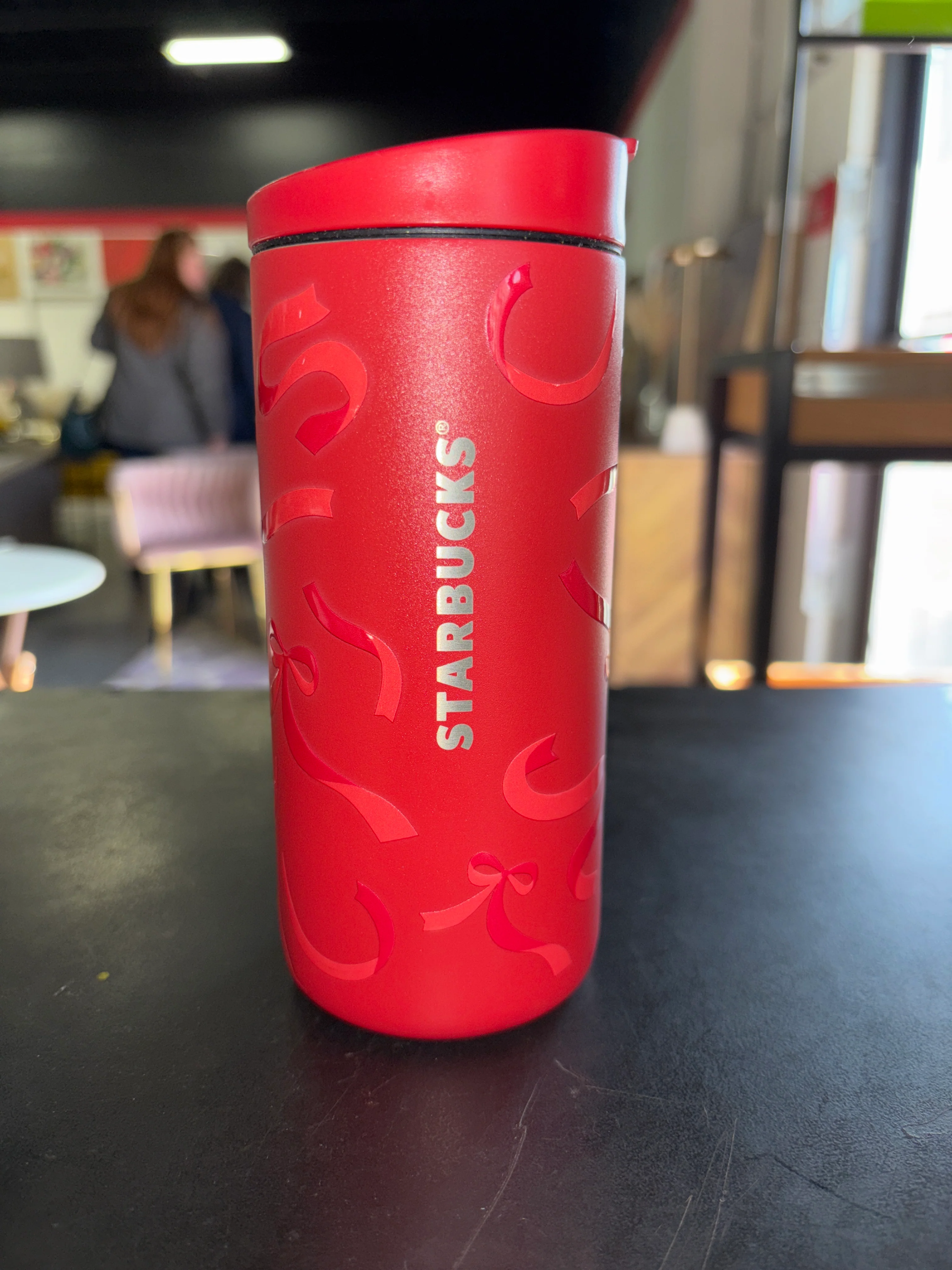 12oz Starbucks Limited Edition Red Ribbon Tumbler SHOWROOM ITEM - Image 2