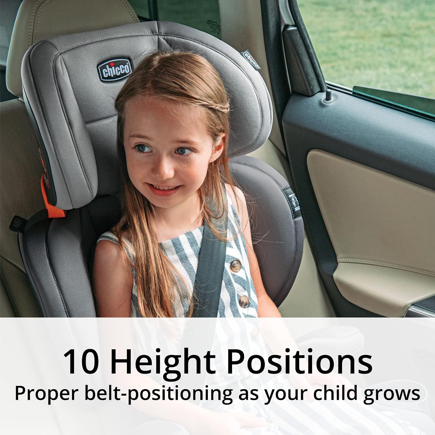 2-in-1 Belt-Positioning Booster Car Seat - Image 3