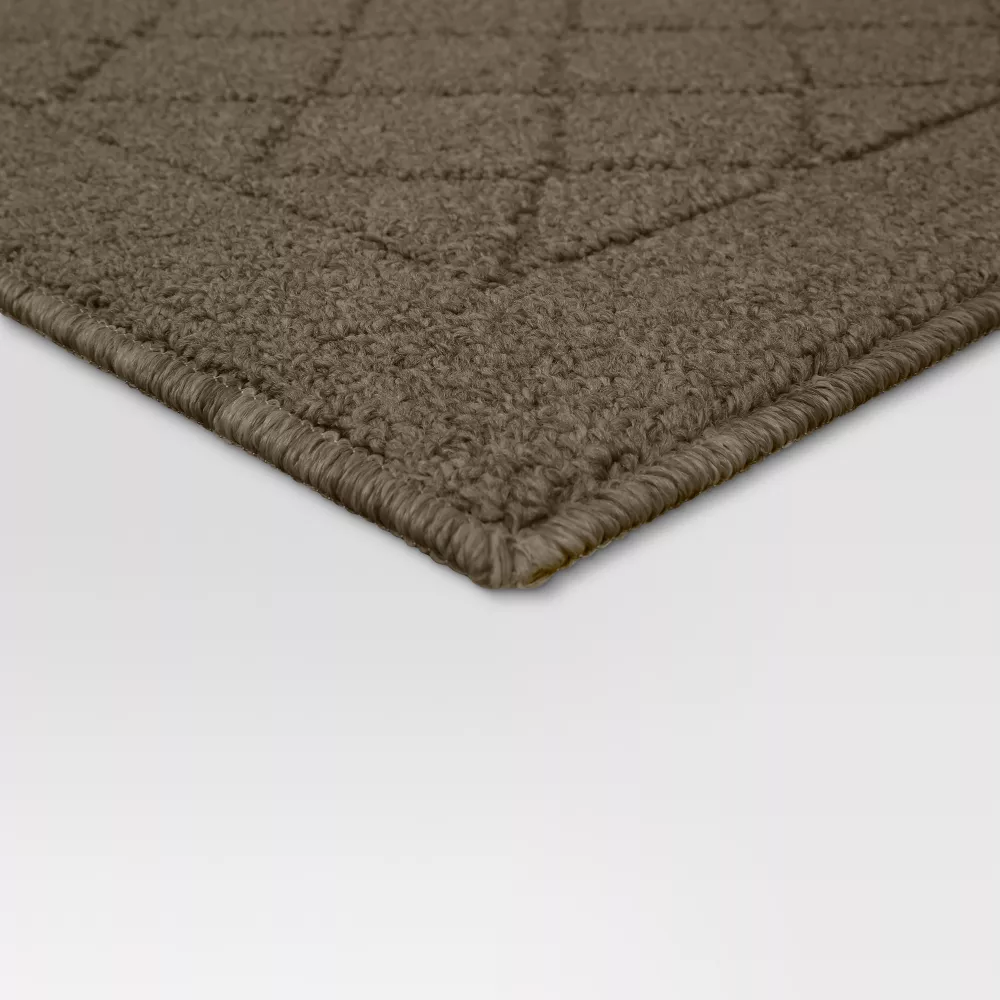 Washable Diamond Clarkson Tufted And Hooked Accent Rug Tan 2'6"x3'10" - Image 3