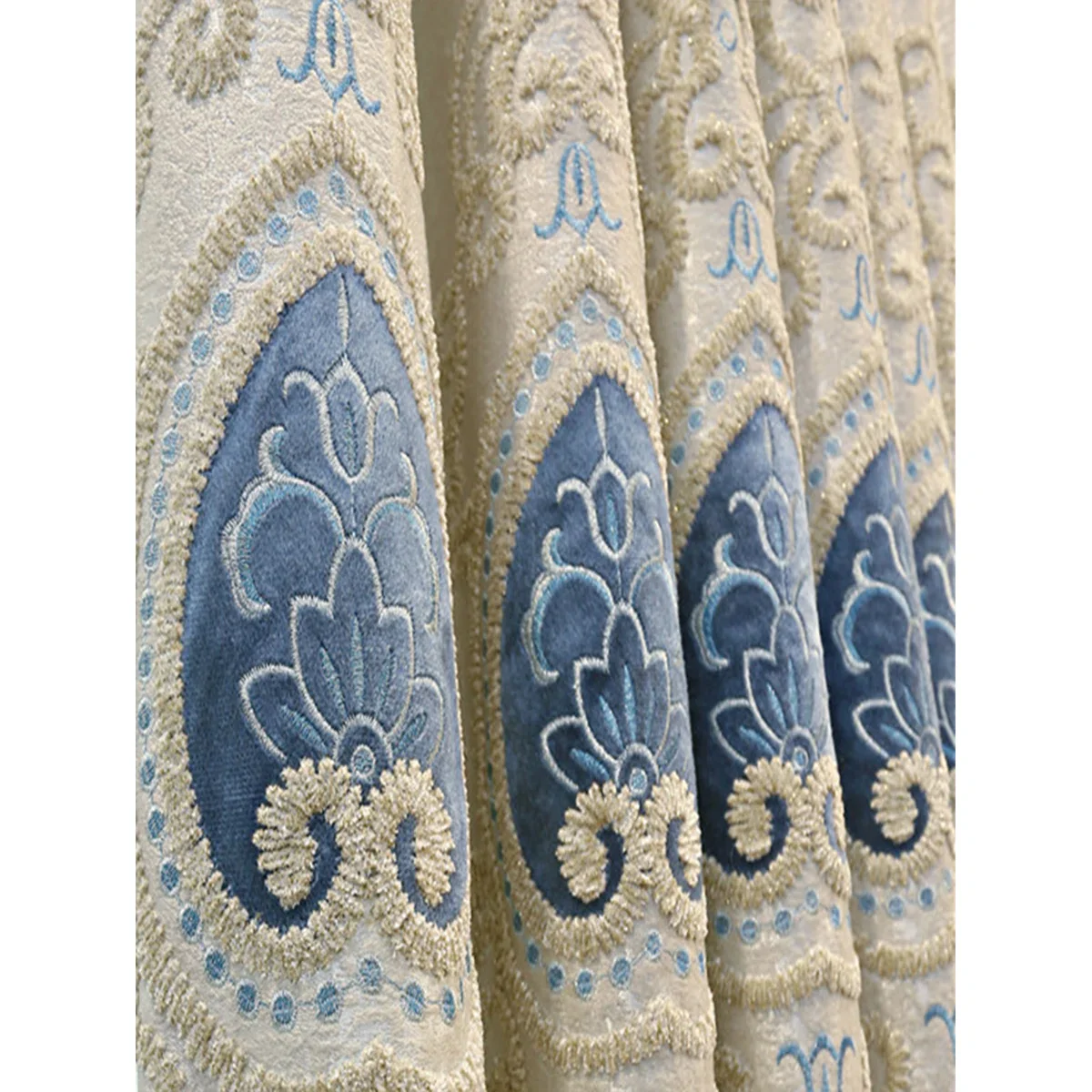 2Pcs European-Style Curtains - Luxury - Image 2