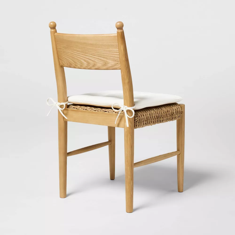 2pk Cardamine Wooden Dining Chairs Natural - Image 3