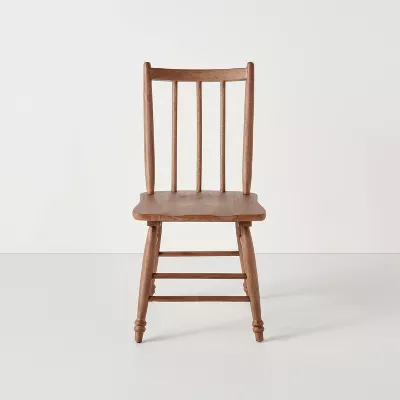 2pk Vintage Windsor Dining Chairs - Aged Oak - Image 3