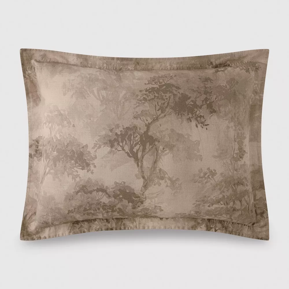 3pc 'Walk in the Woods' Cotton Duvet Set Brown King - Image 5