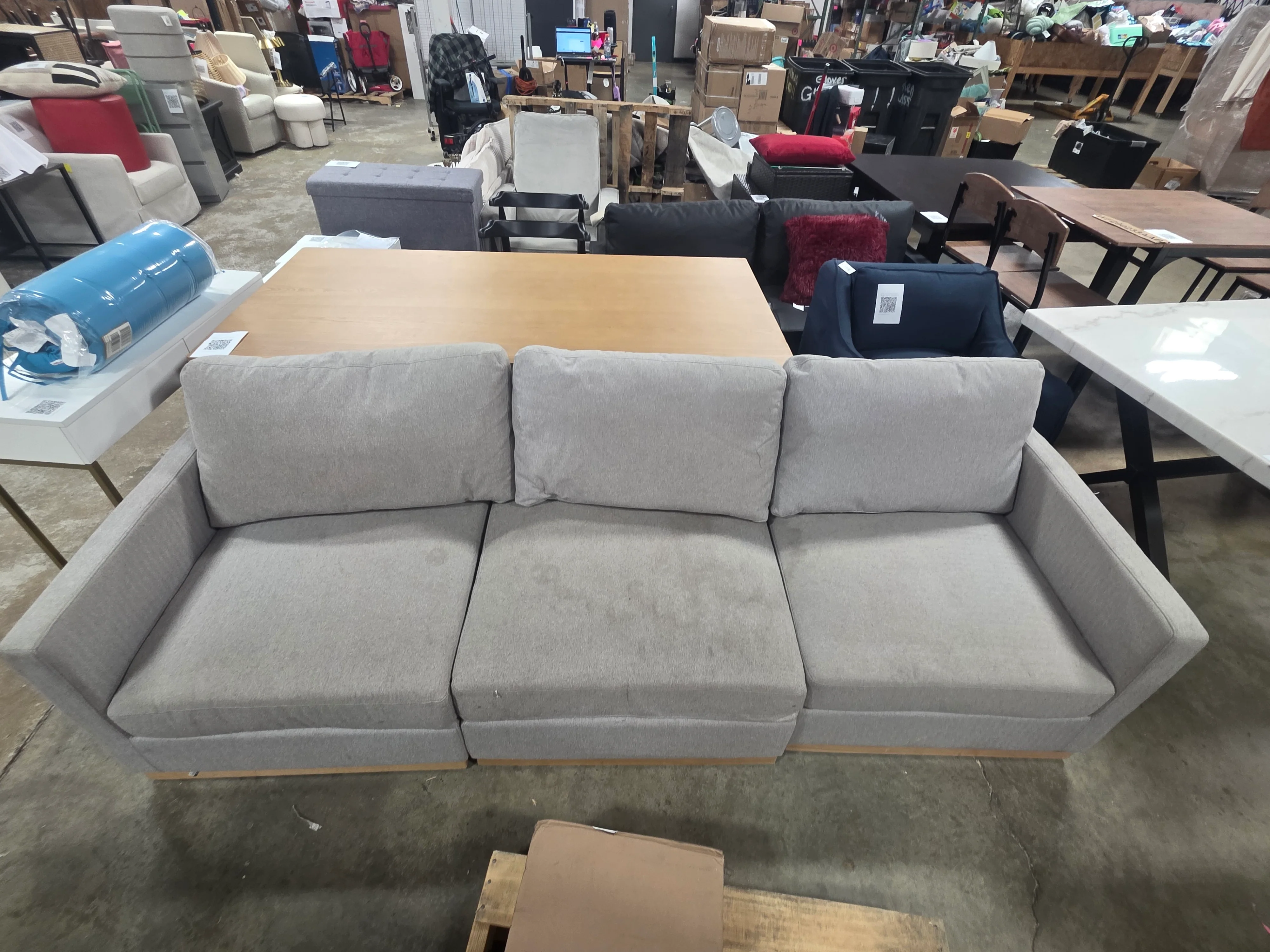 3pc Woodland Hills Modular Sofa Light Gray - Threshold - SHOWROOM ITEM - Image 2