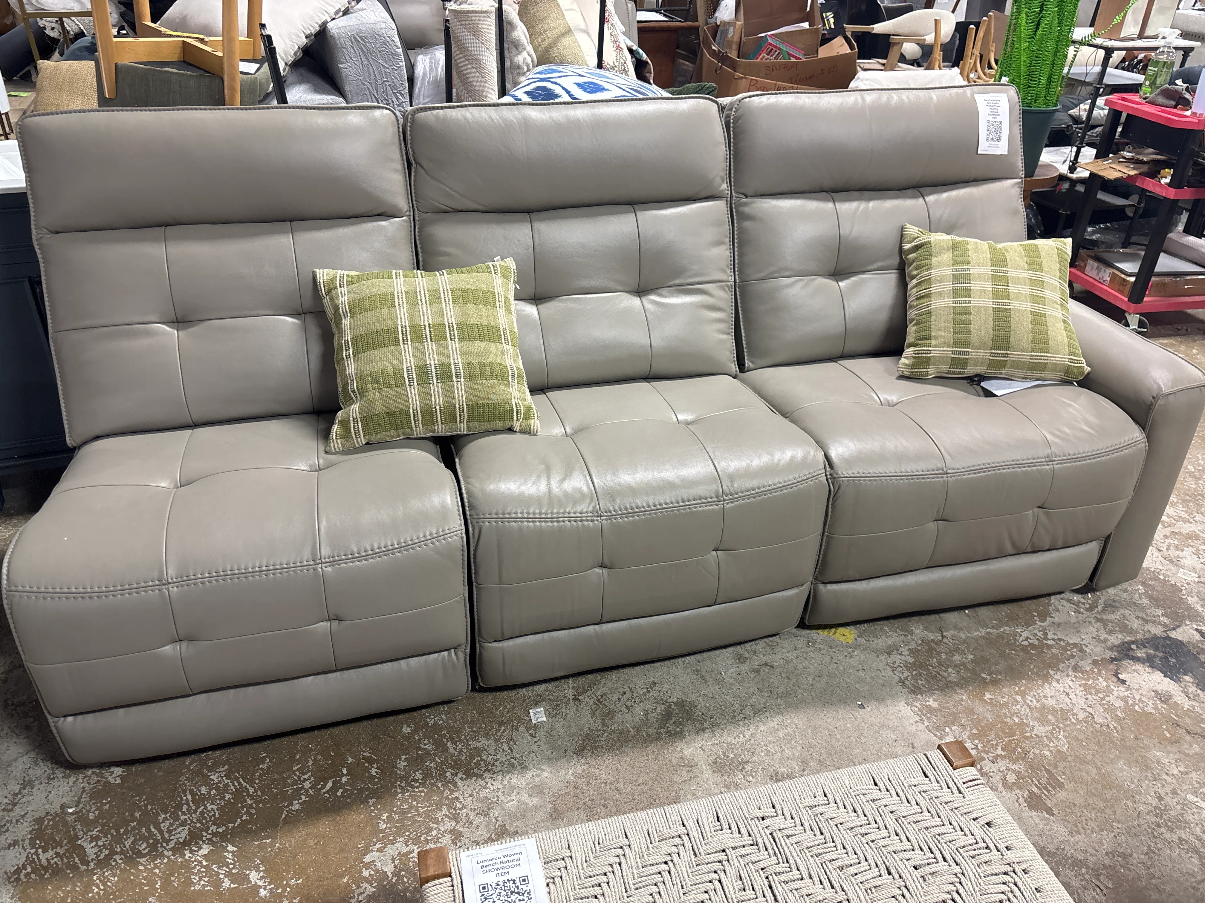 3pcs Canterbury Zero Gravity Modular Power Reclining Sectional SHOWROOM ITEM - Image 2