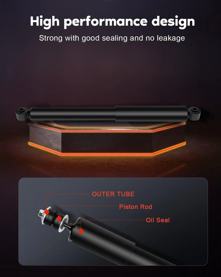 4 x Front Rear Shock Absorbers Fit for 2002-2006 for Chevrolet Avalanche, - Image 4