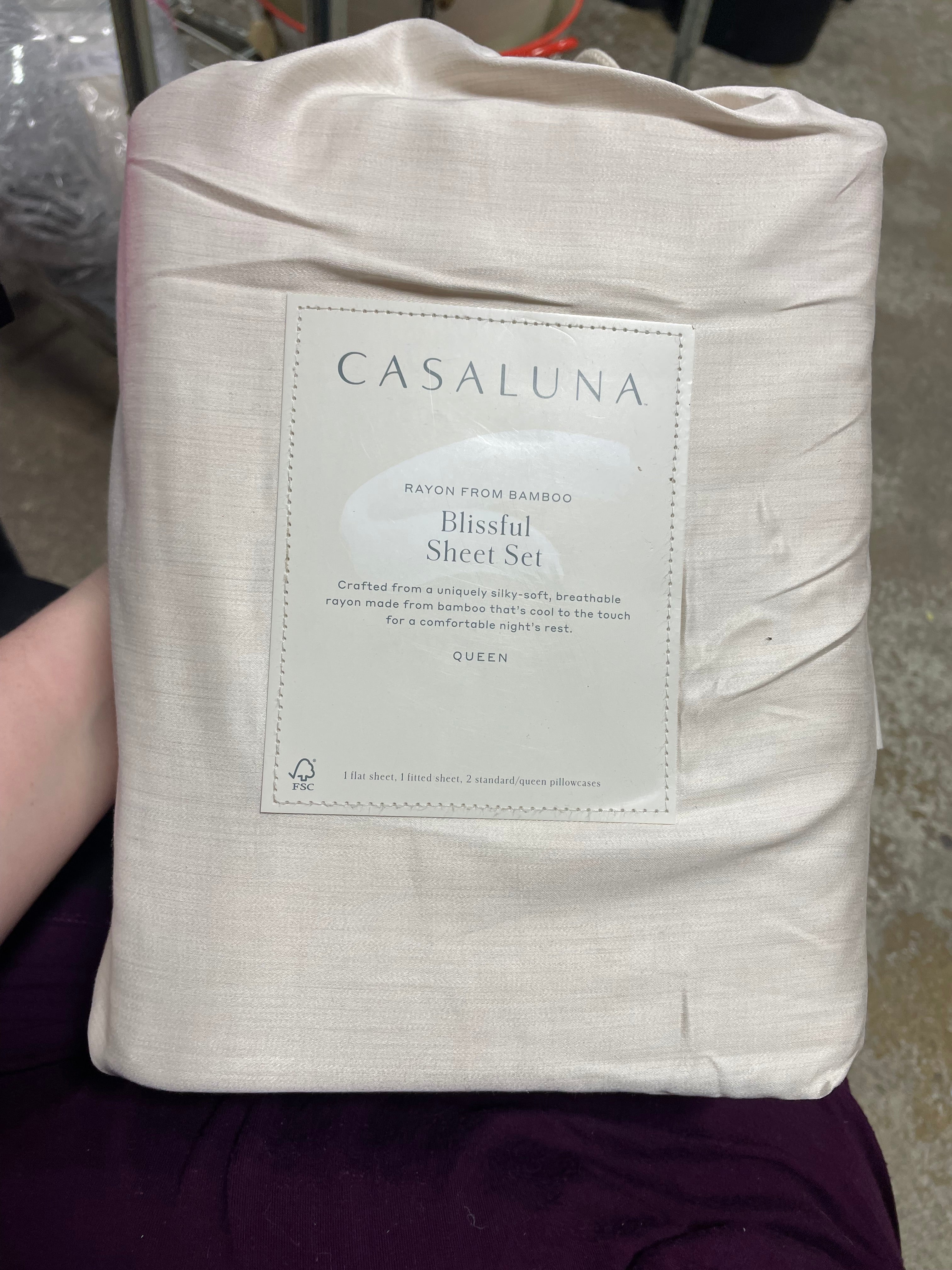 400 Thread Count Rayon from Bamboo Sheet Set - Queen - Image 7