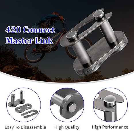 420 Motorcycle Chain 132 Links - Image 2