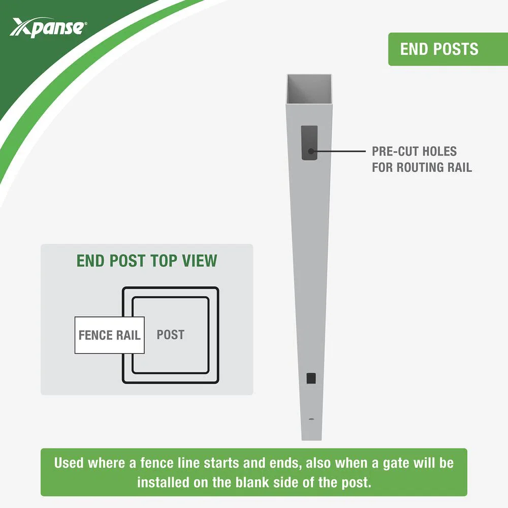 Closed Picket End/Gate Post - Image 3