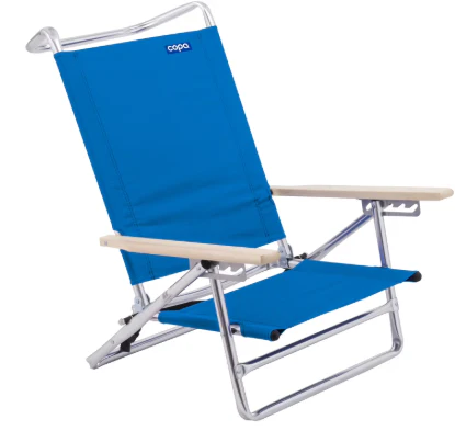 5-Position Lay Flat Beach Chair