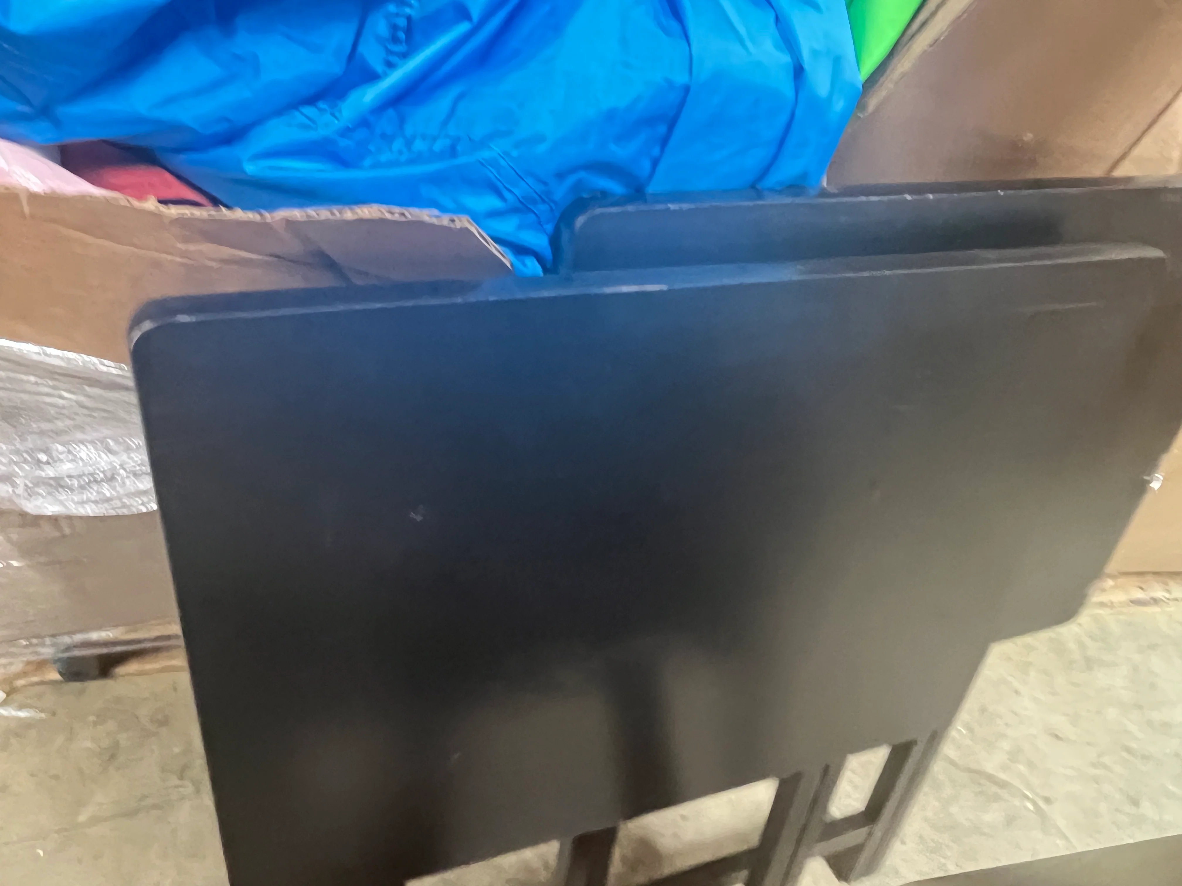 5pc TV Tray Set Wood Black, - Image 6