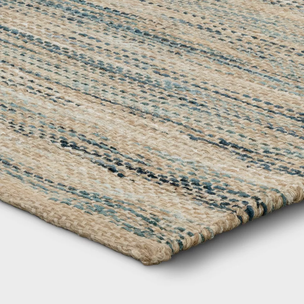 5'x7' 5'x7' Woven Area Rug Indigo - Image 3