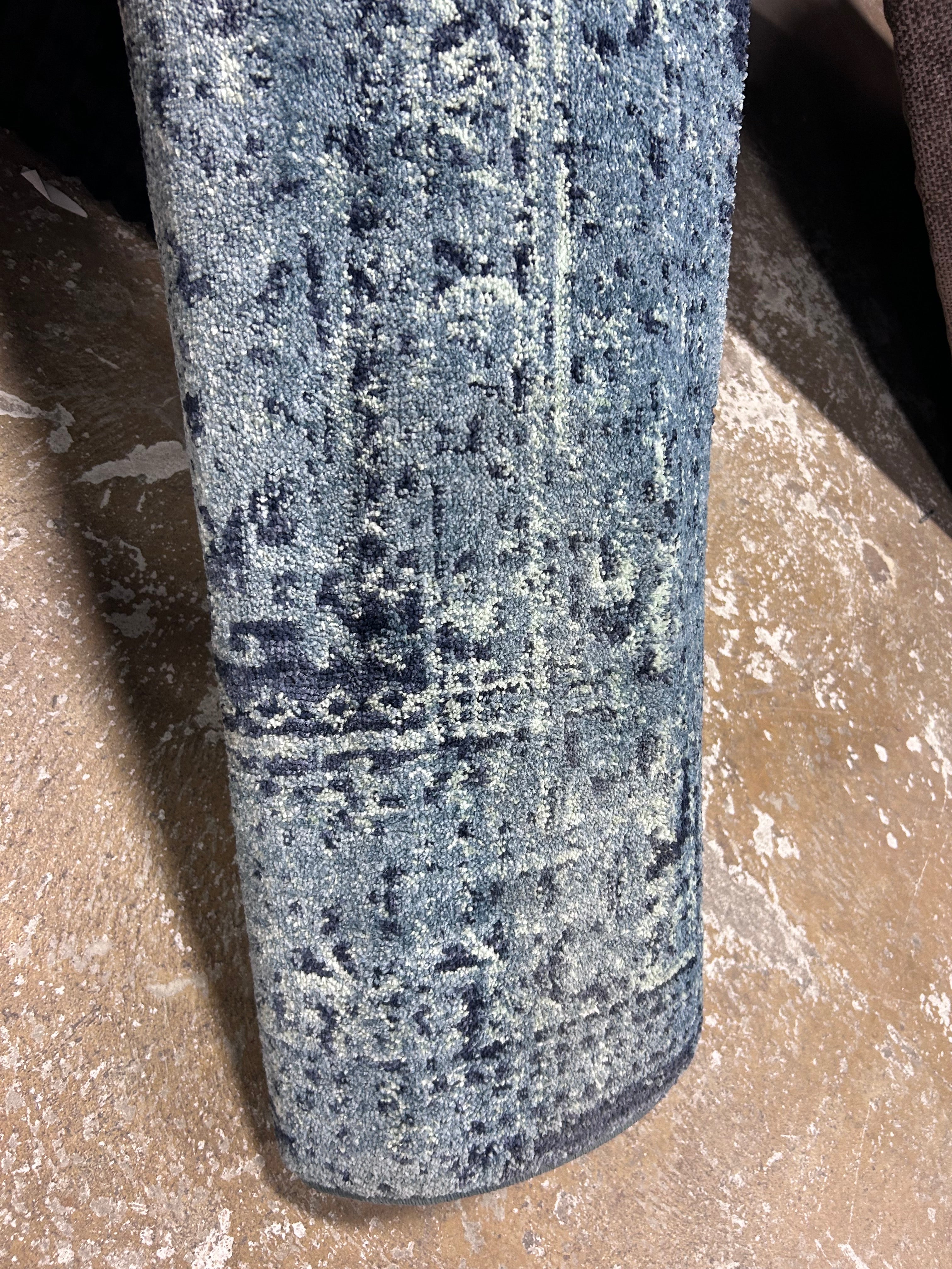 Overdyed Area Rug Turquoise 5'x7' - Image 7