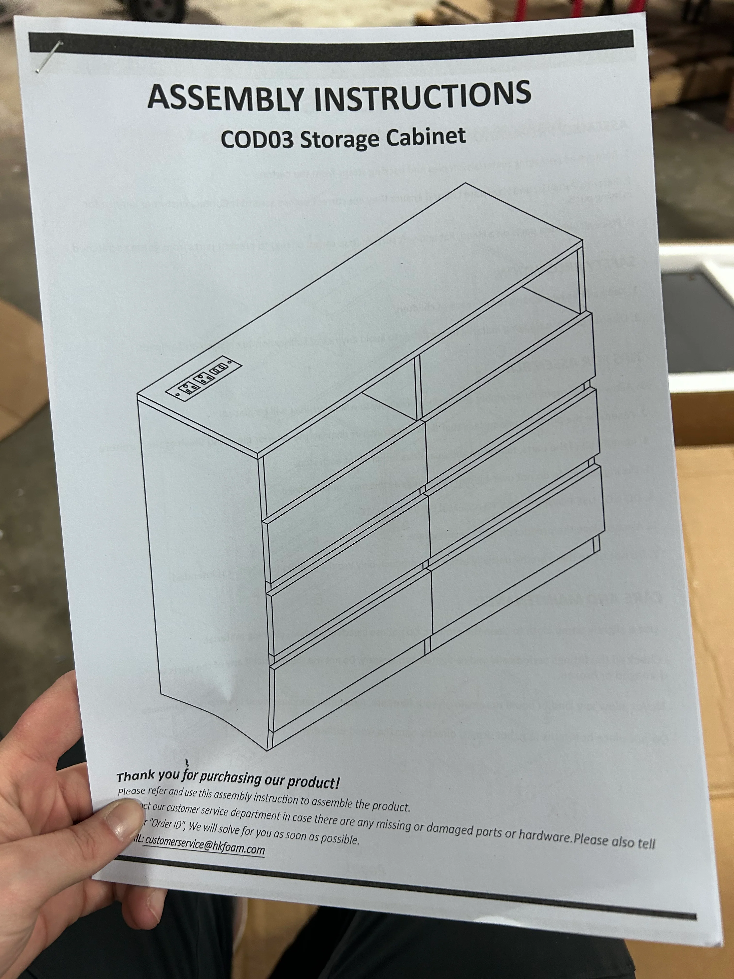 6 Drawer Double Dresser with Power Outlet - Image 7