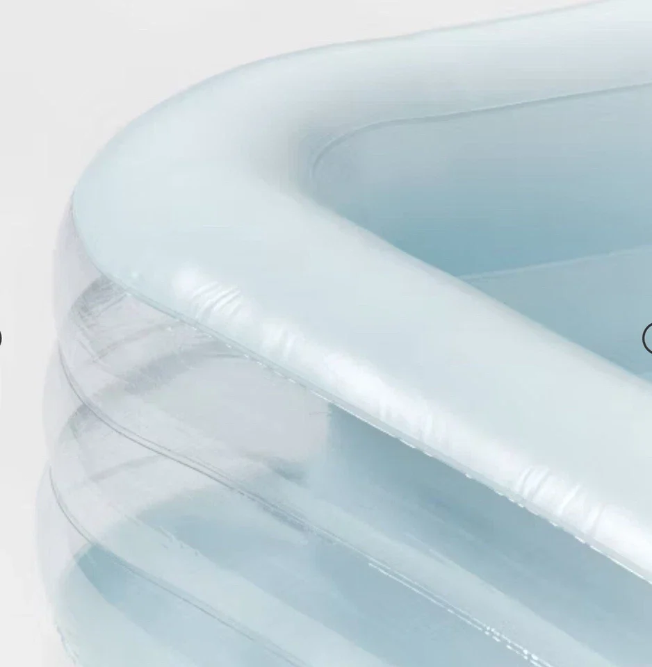 Deluxe Rectangular Family Pool Blue - Image 3