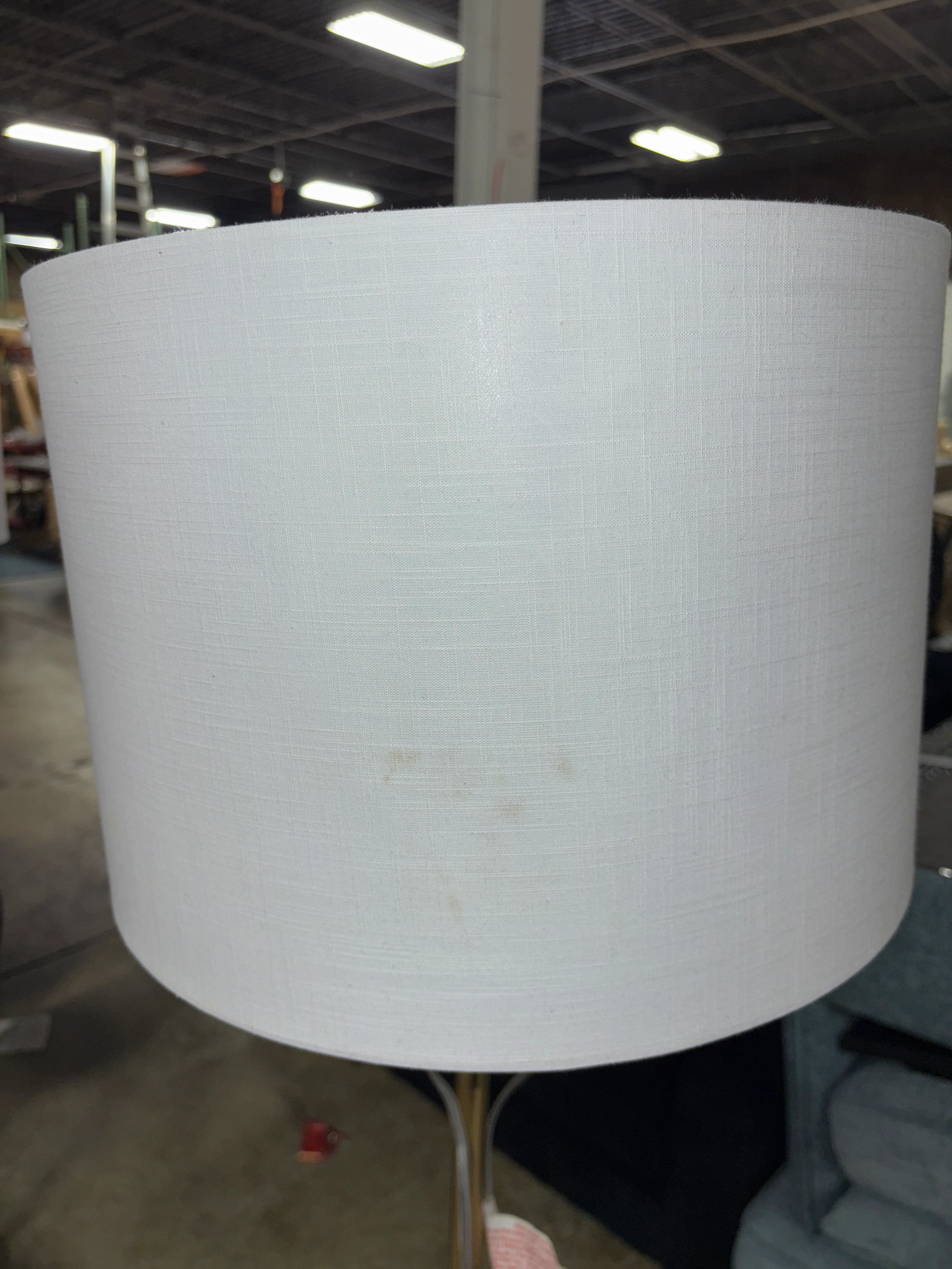 60"x20.5" Floor Lamp with Marble Table SHOWROOM ITEM - Image 5
