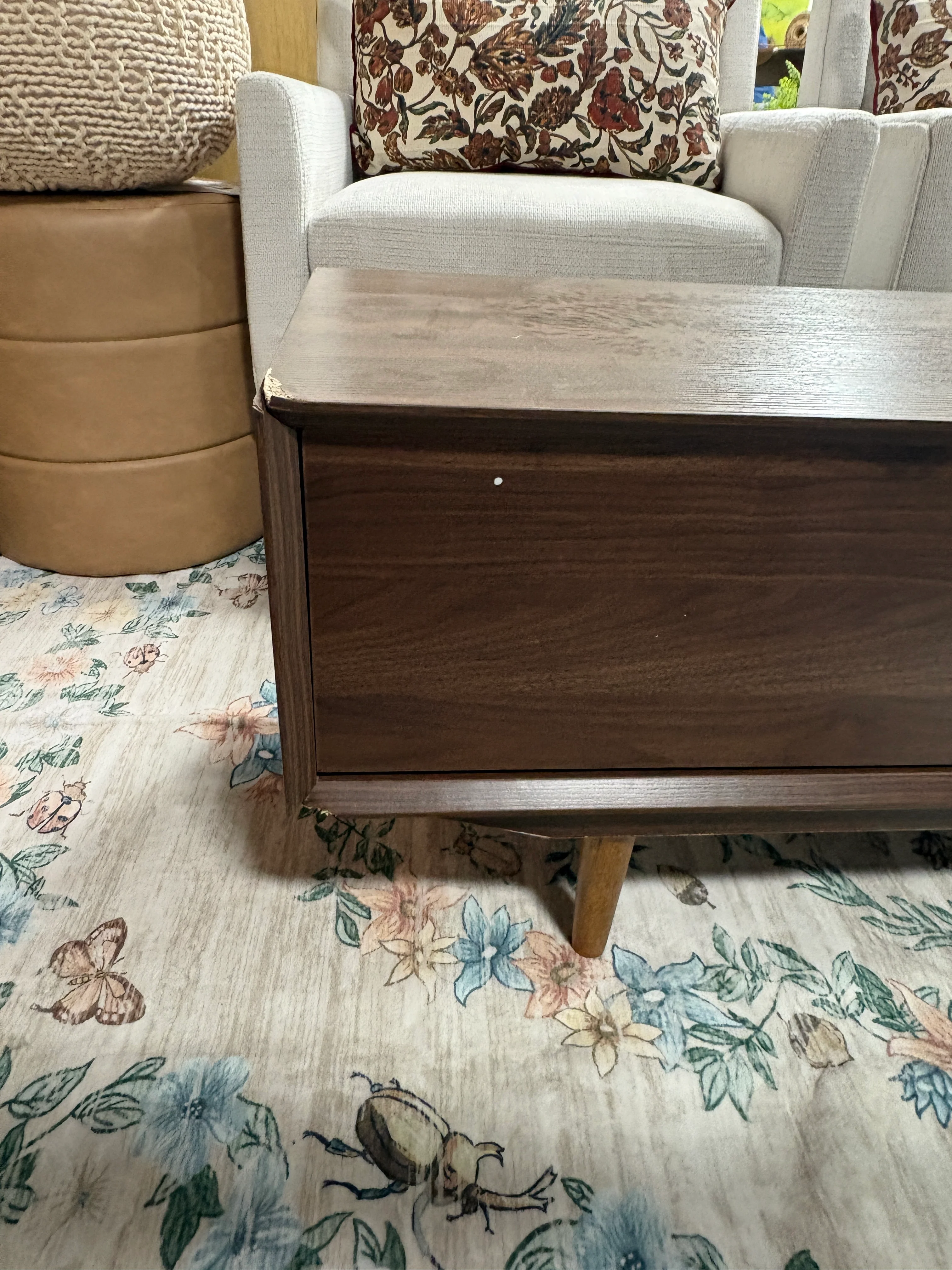 63" TV Stand Wood TV Console Table Livingroom Media Storage Cabinet SHOWROOM ITEM - Image 3