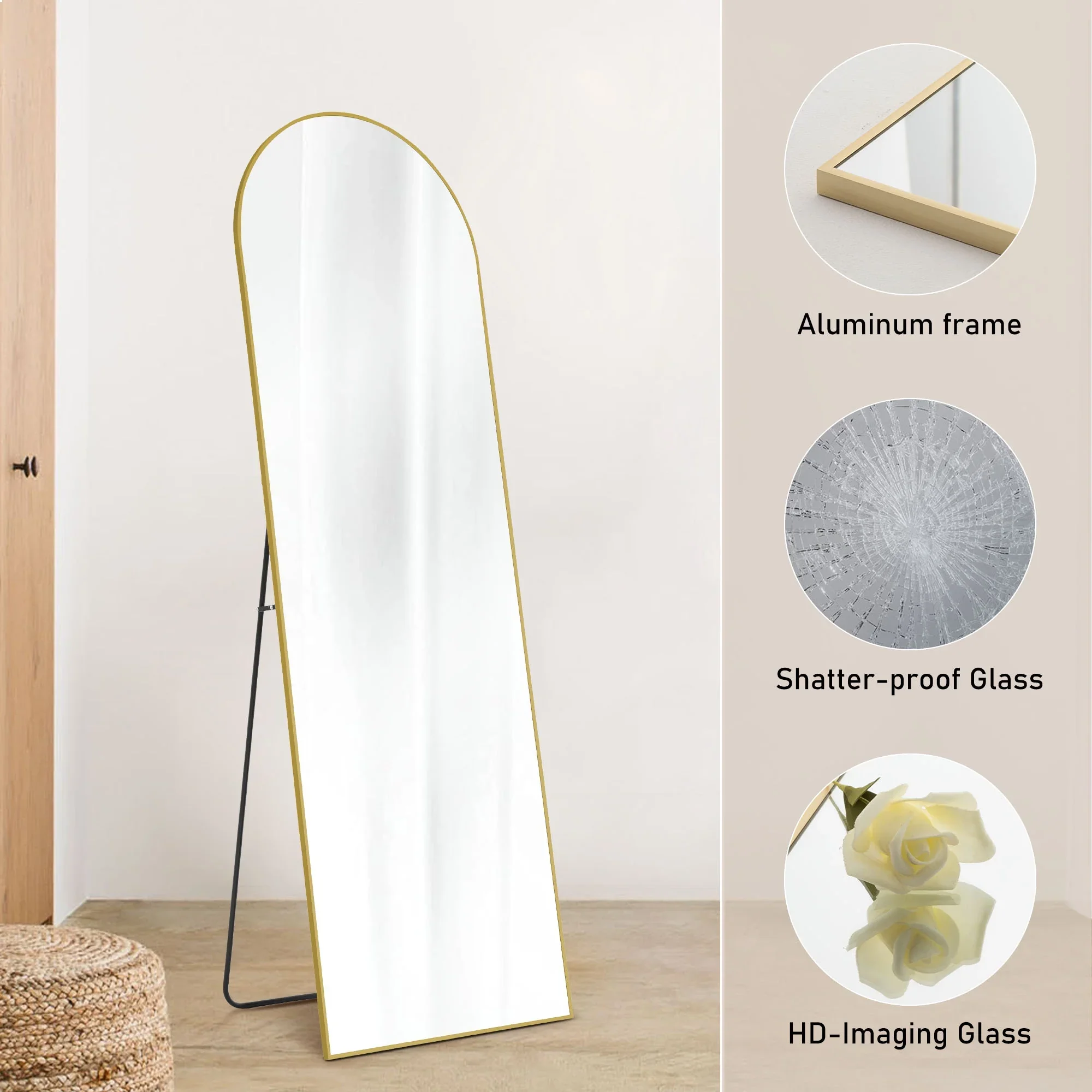 Arched Full Length Mirror - Image 4