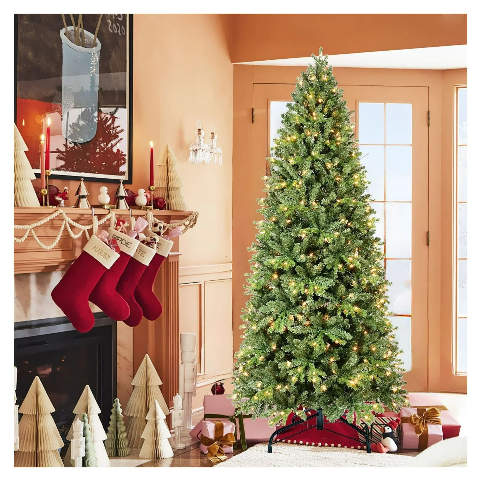 Christmas Tree PE PVC Mixed Automatic Decoration Luxury - Image 4
