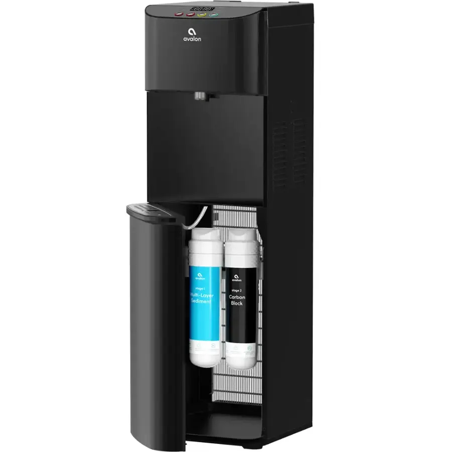 A13 Bottleless Water Cooler - Black Stainless Steel, - Image 3