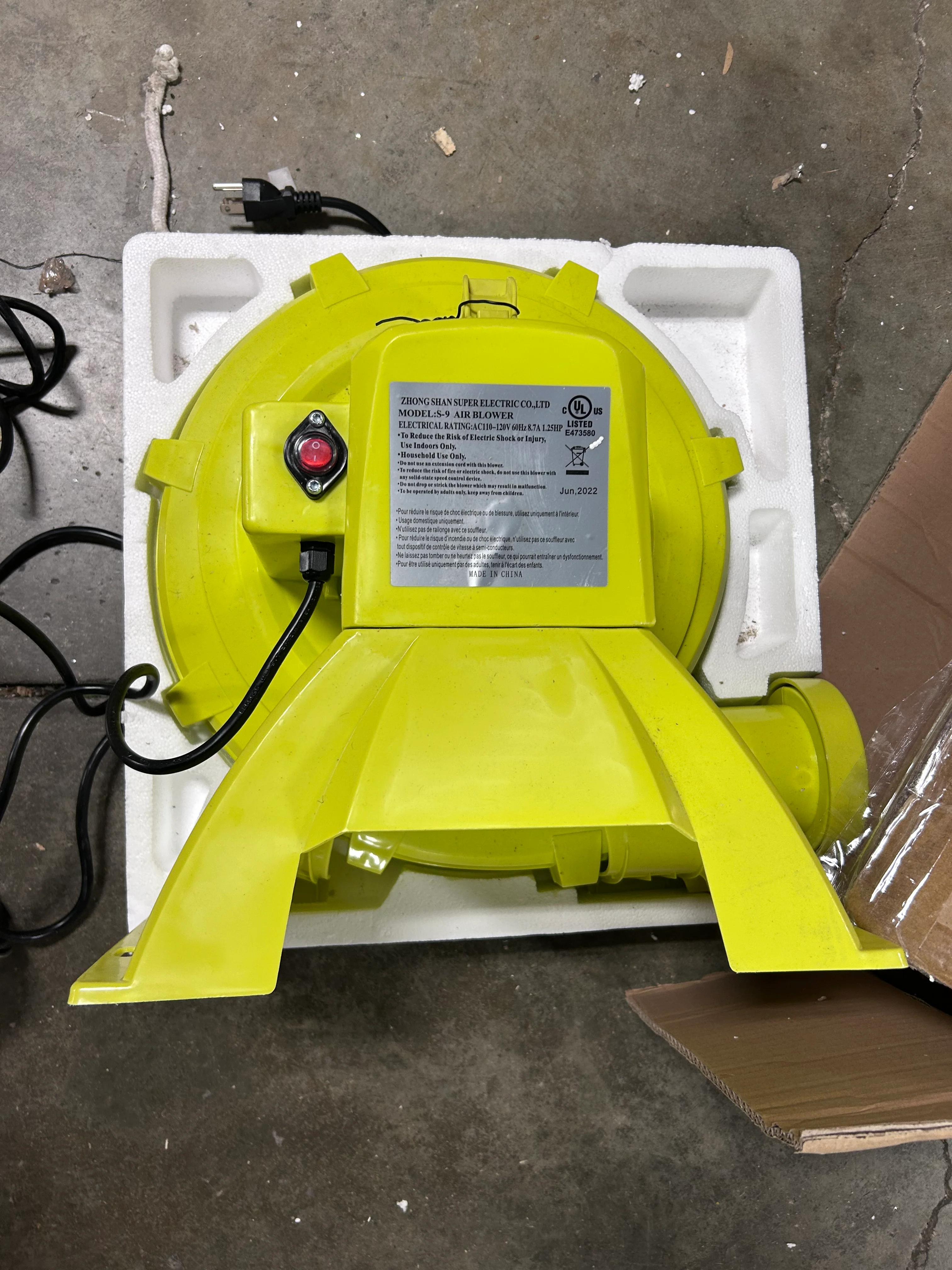 Air Blower Pump Fan for Inflatable Bounce House - Image 7