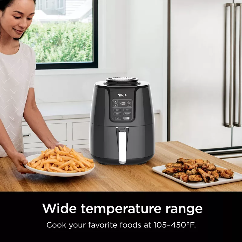 Air Fryer - Black Digital Control, Dishwasher-Safe - Image 2