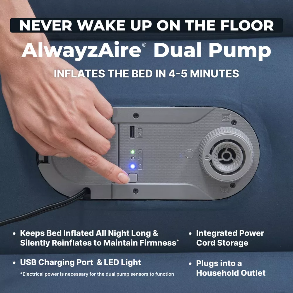AlwayzAire Tough Guard Duvet Top Air Mattress Queen - Image 5