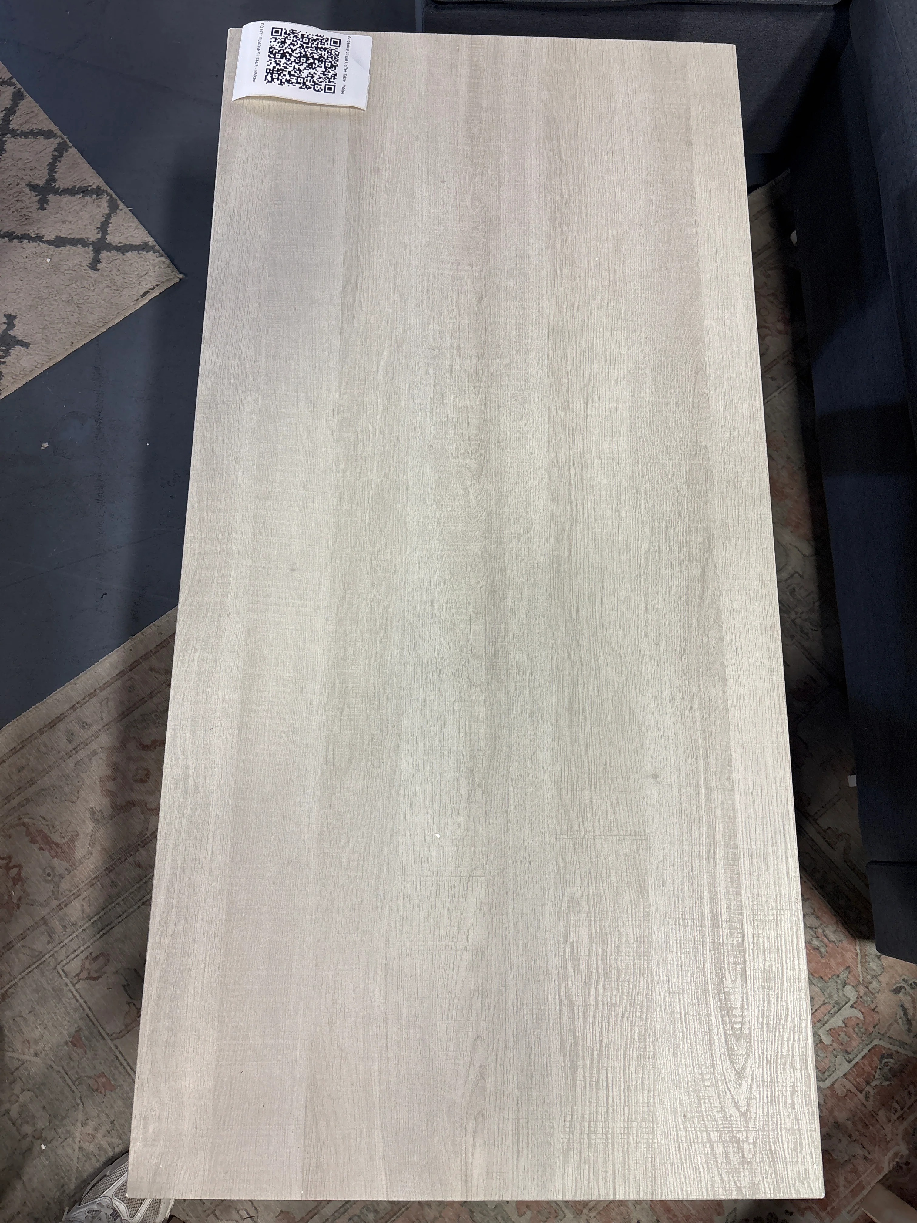 Angeleca Single Coffee Table - White SHOWROOM ITEM - Image 4