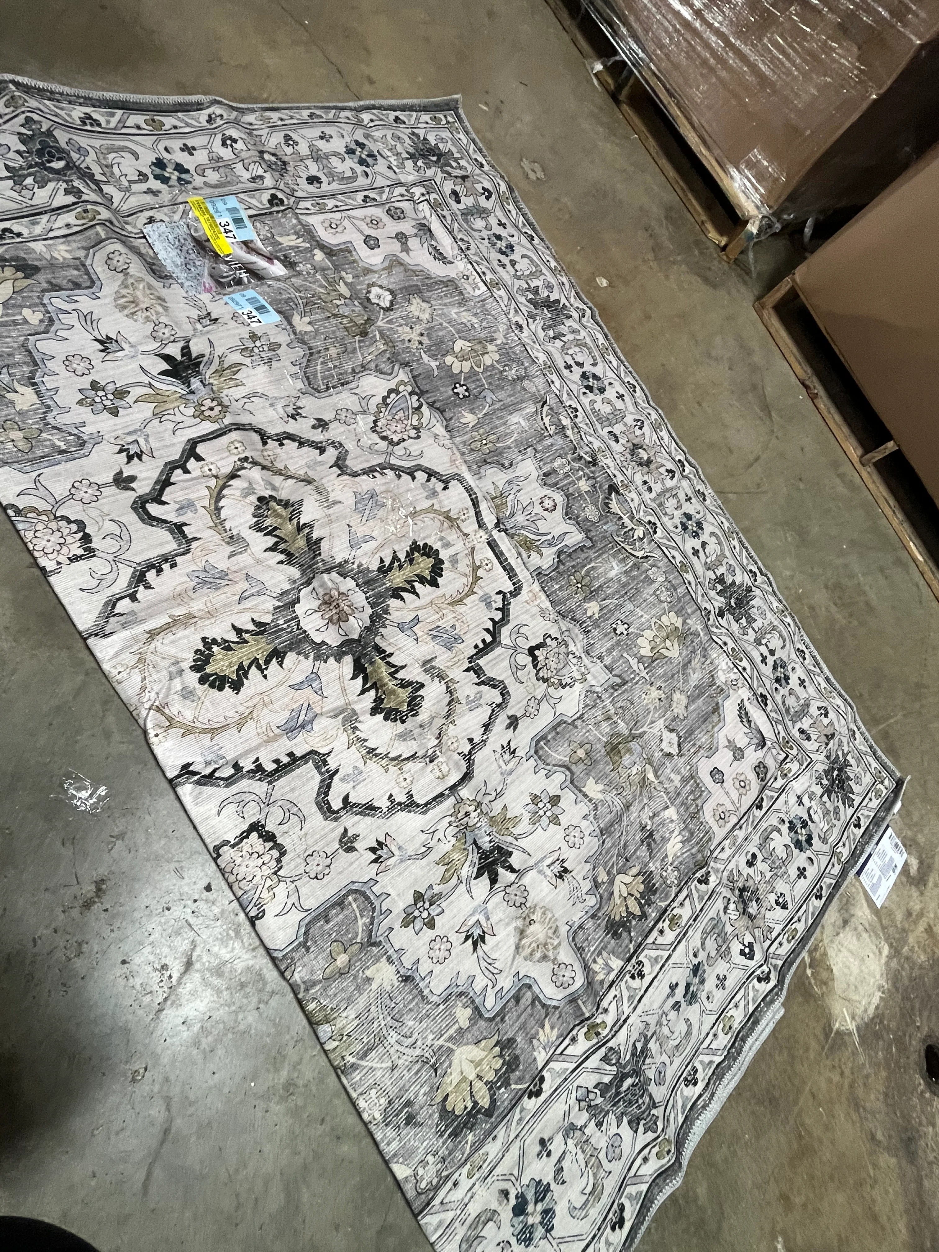 Arizona Machine Washable Skid Resistant Power Loomed Indoor Area Rug - 6'x6', - Image 6