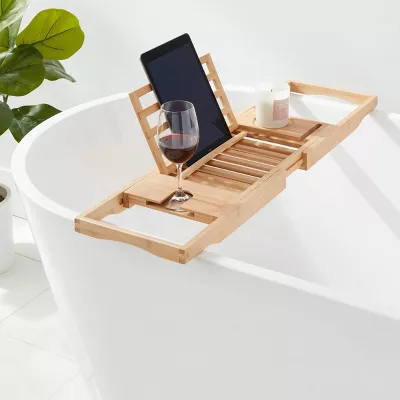 Bamboo Bathtub Caddy - Image 3