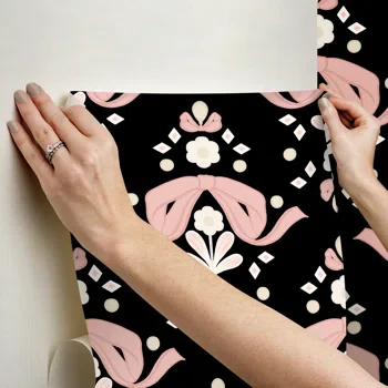 Bamel Peel & Stick Damask Roll - Image 2