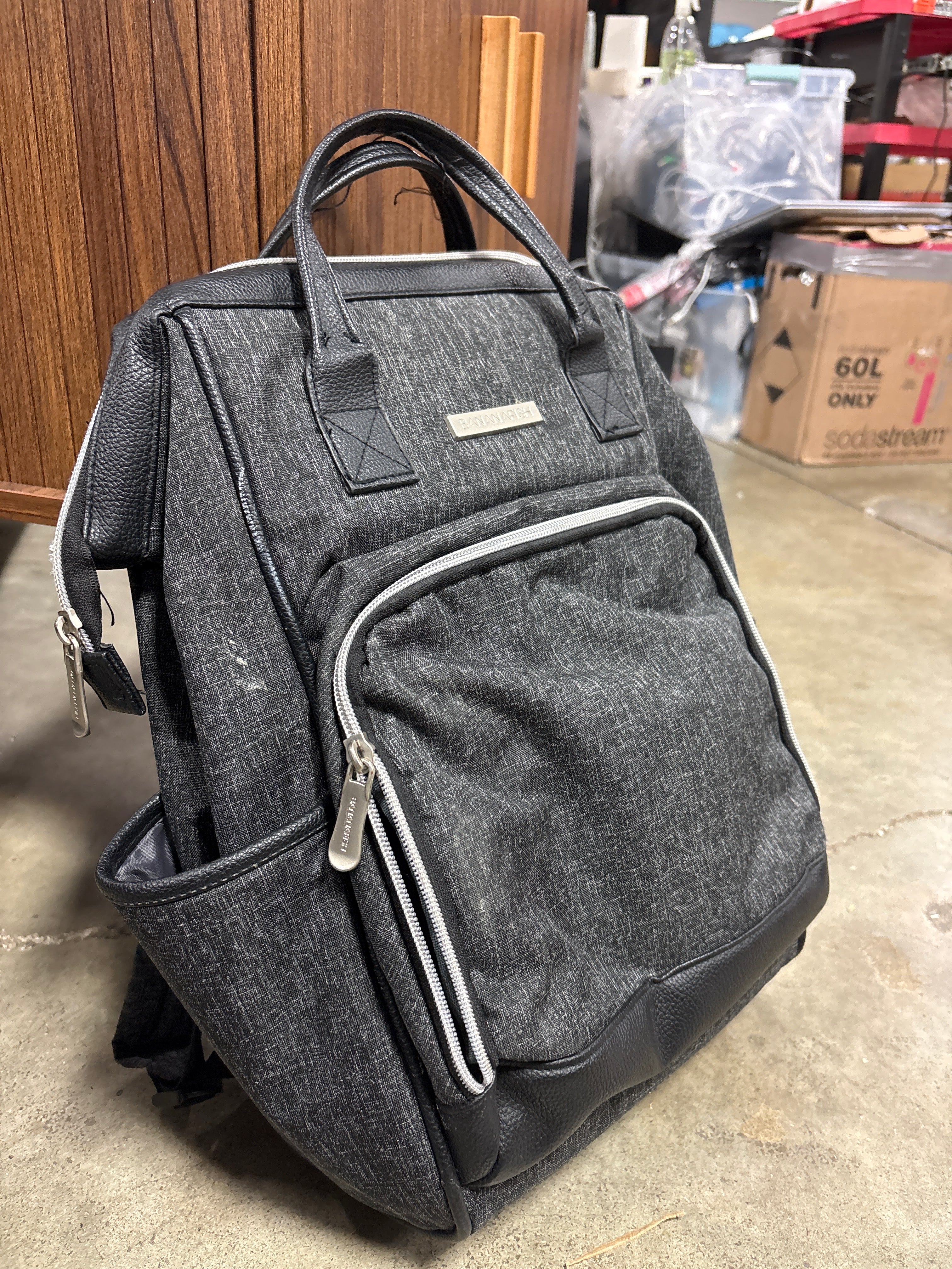 Bananafish Midi Back Pack Diaper Bag SHOWROOM ITEM - Image 2