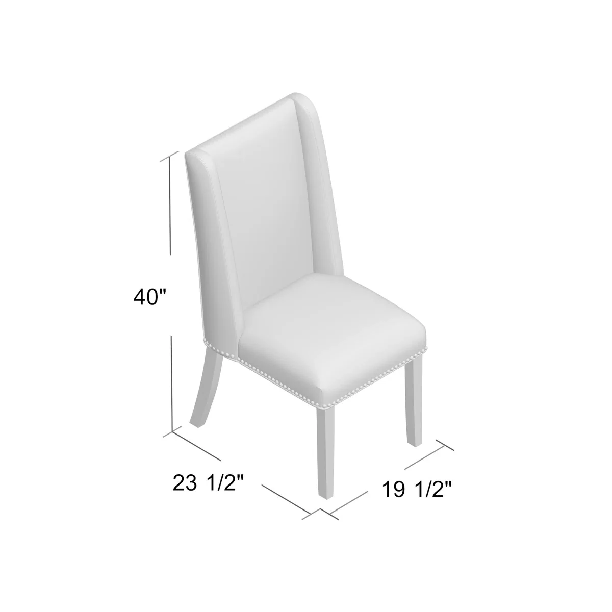 Baron Fabric Dining Chair - Image 4