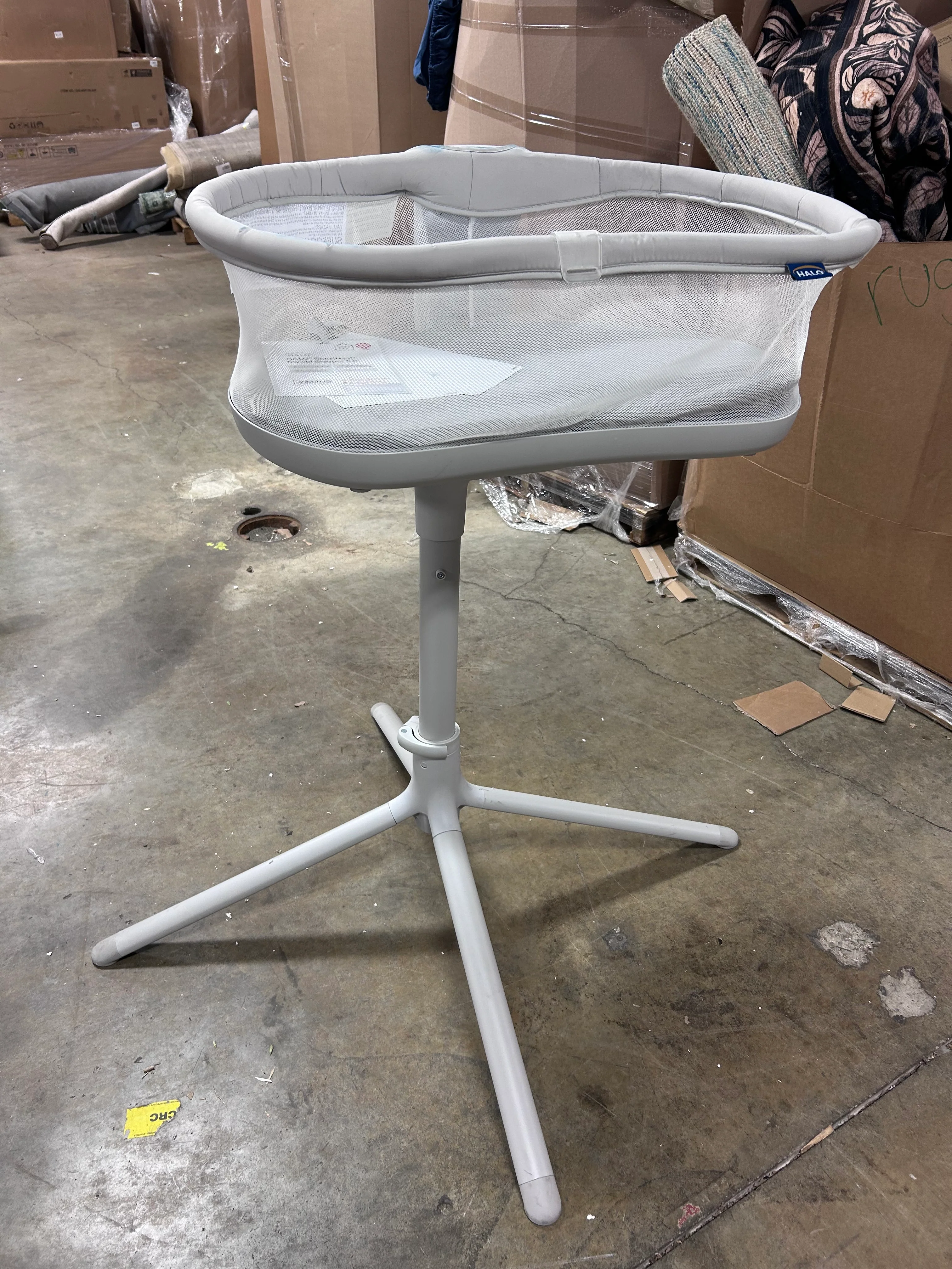 BassiNest Connected Swivel Sleeper Smart Baby Bassinet - Gray - Image 8