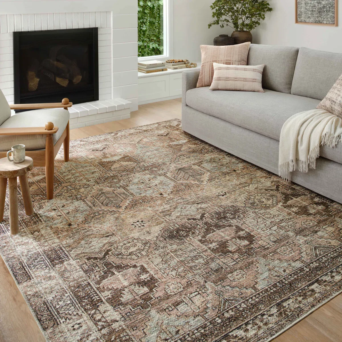 Billie Oriental Clay/Sage Area Rug 9x12 - Image 5
