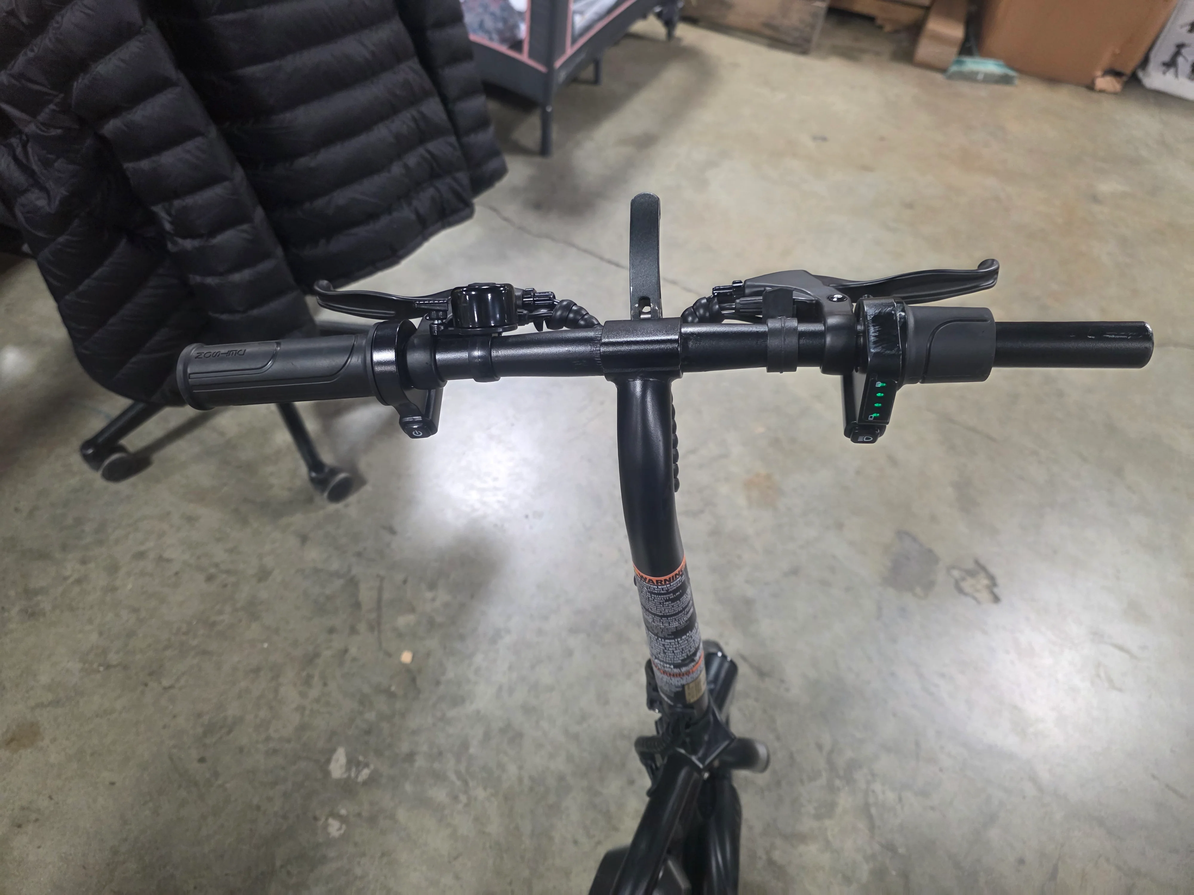 Bolt X Electric Folding Bike - Black - Image 5