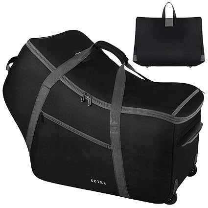 Car Seat Travel Bag with Wheels Fits