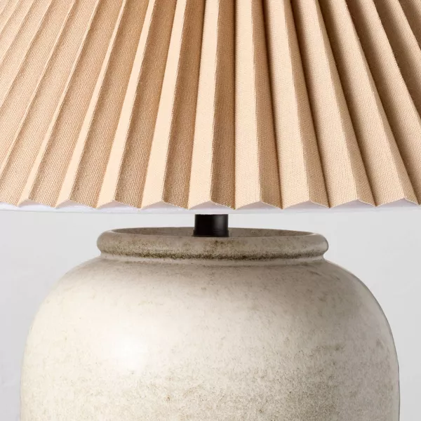 Ceramic Table Lamp Cream - Image 3