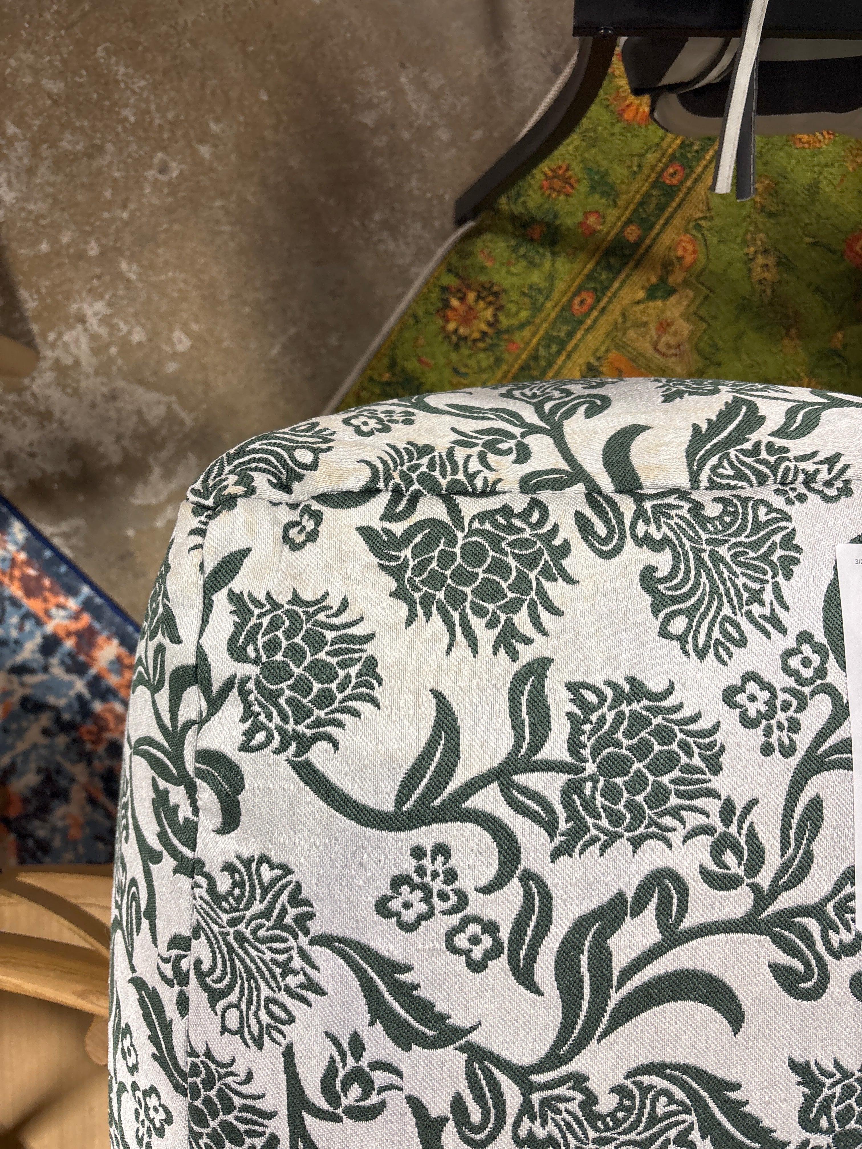 Chamonix Green Indoor/Outdoor Pouf SHOWROOM ITEM - Image 4