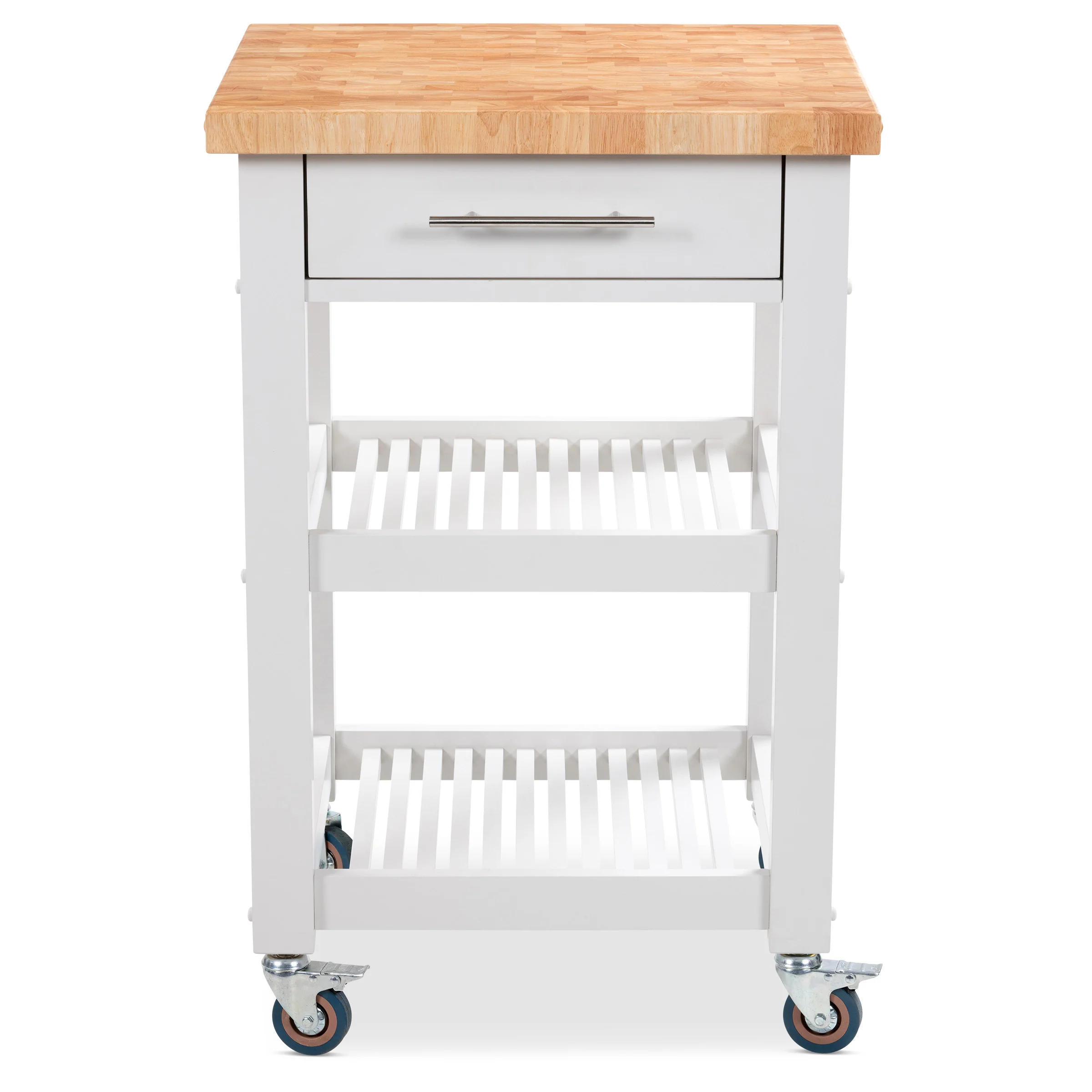 Chris & Chris Essentials Butcher Block Cart 24" x 20" -SHOWROOM ITEM