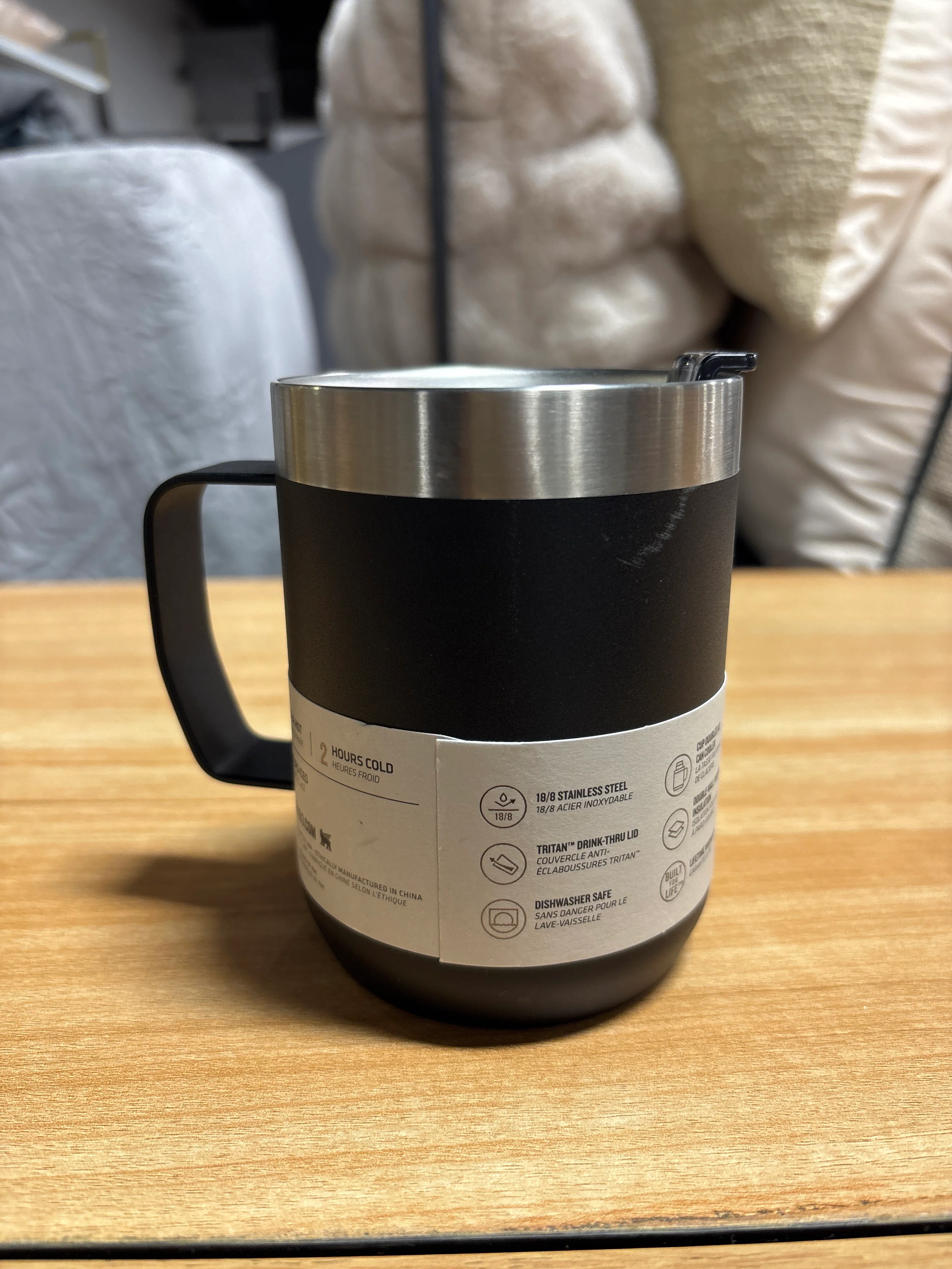 Classic Legendary Camp Mug Black SHOWROOM ITEM - Image 4