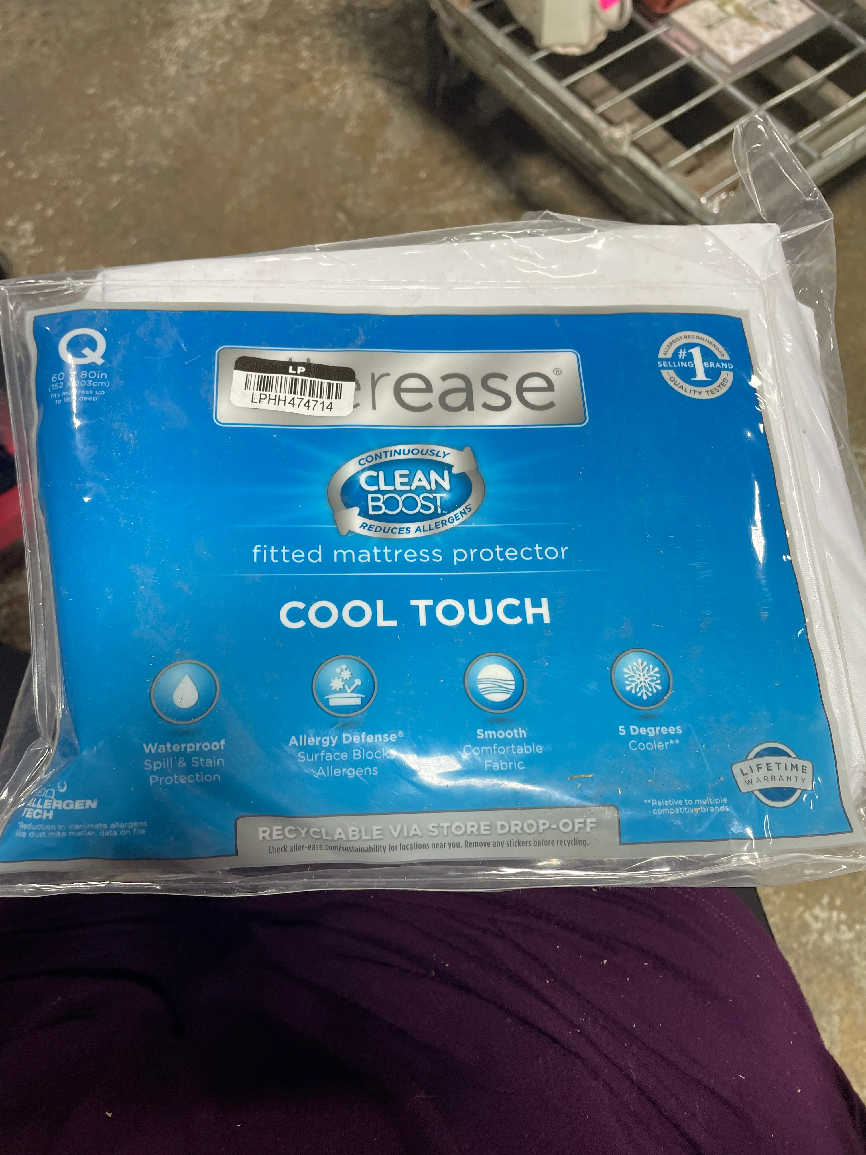 Clean Boost Cool Touch Waterproof Machine Washable Fitted Mattress Protector - Image 6