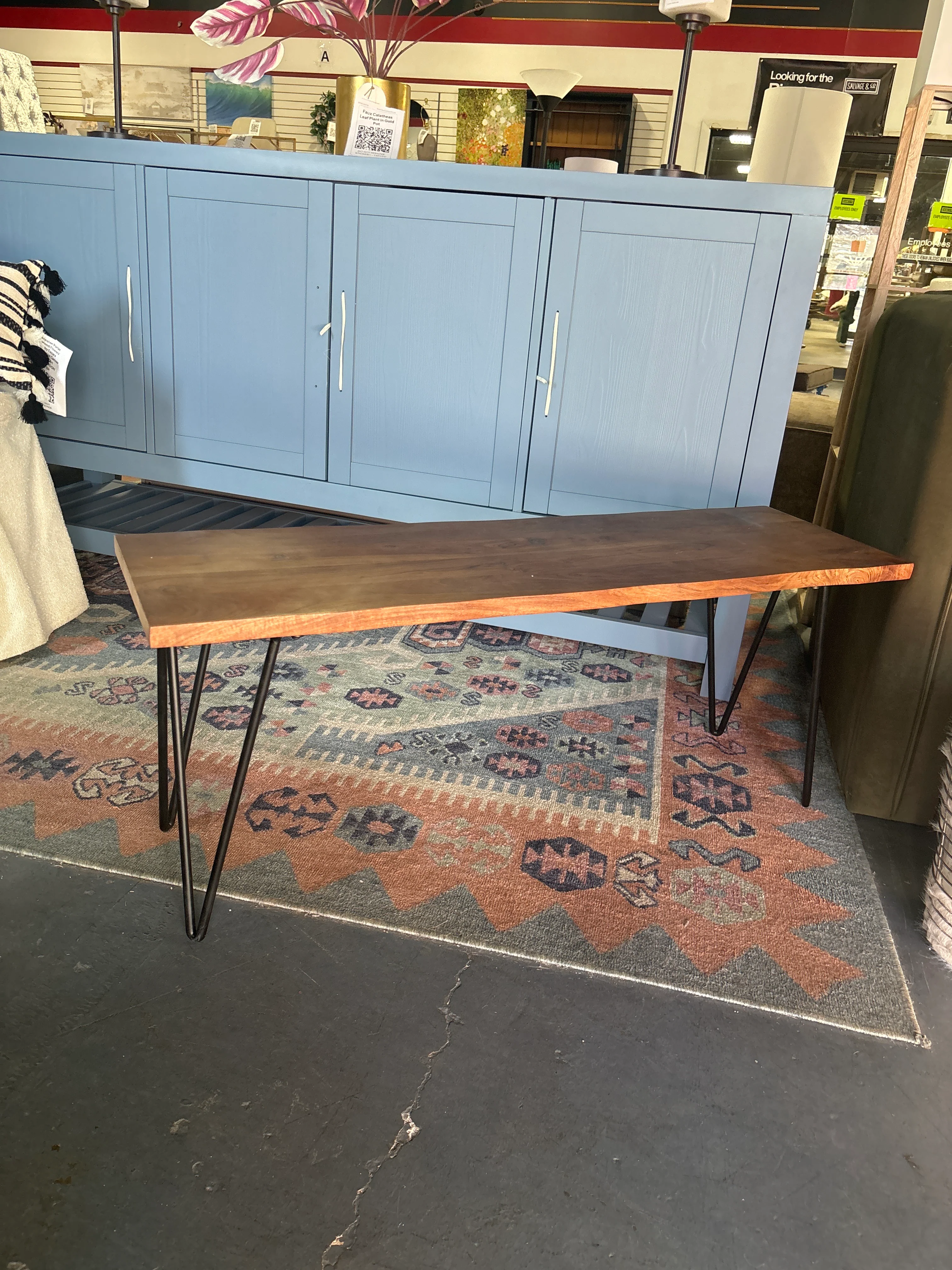 Colton Wood Bench SHOWROOM ITEM - Image 2