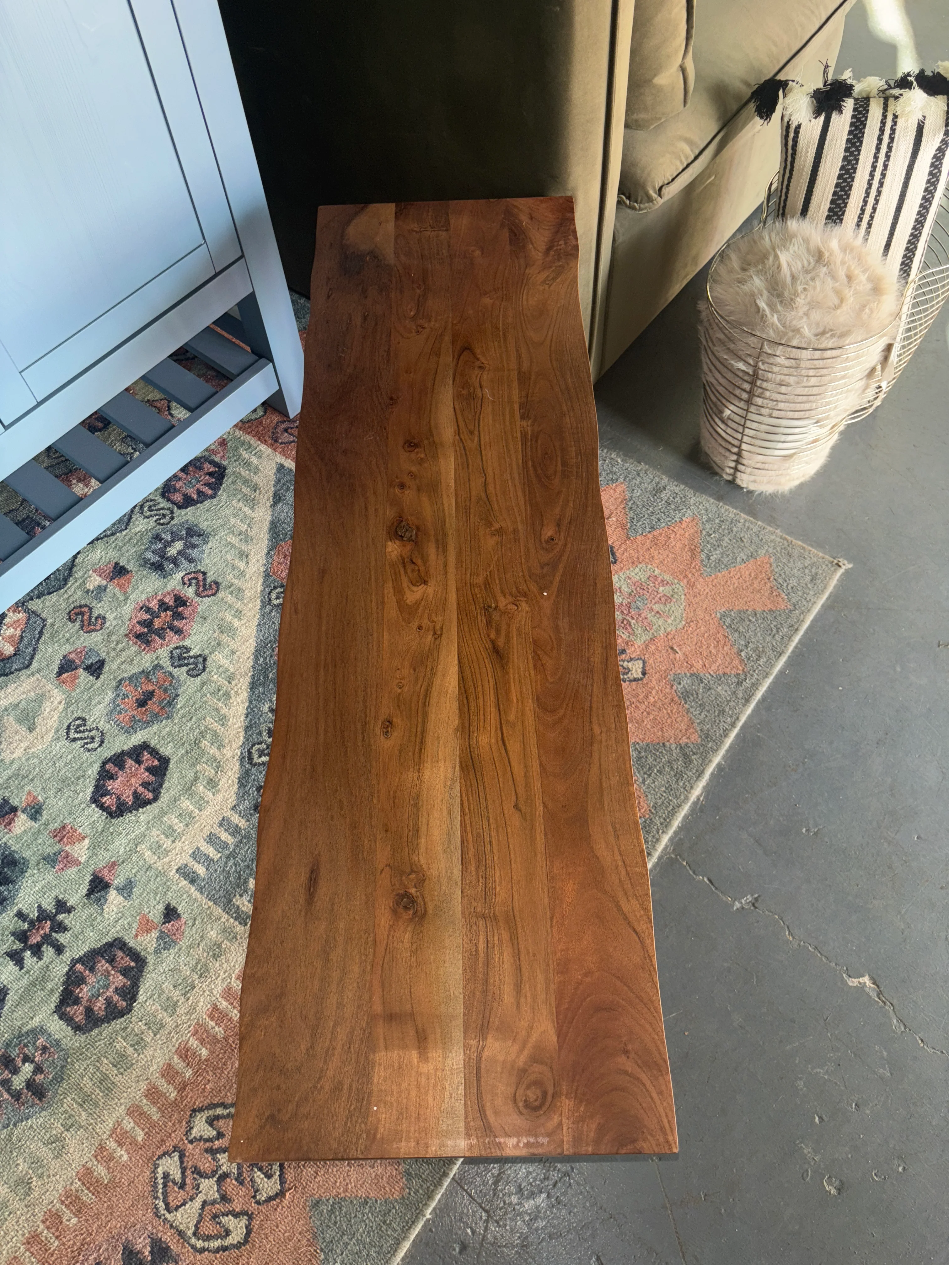 Colton Wood Bench SHOWROOM ITEM - Image 3