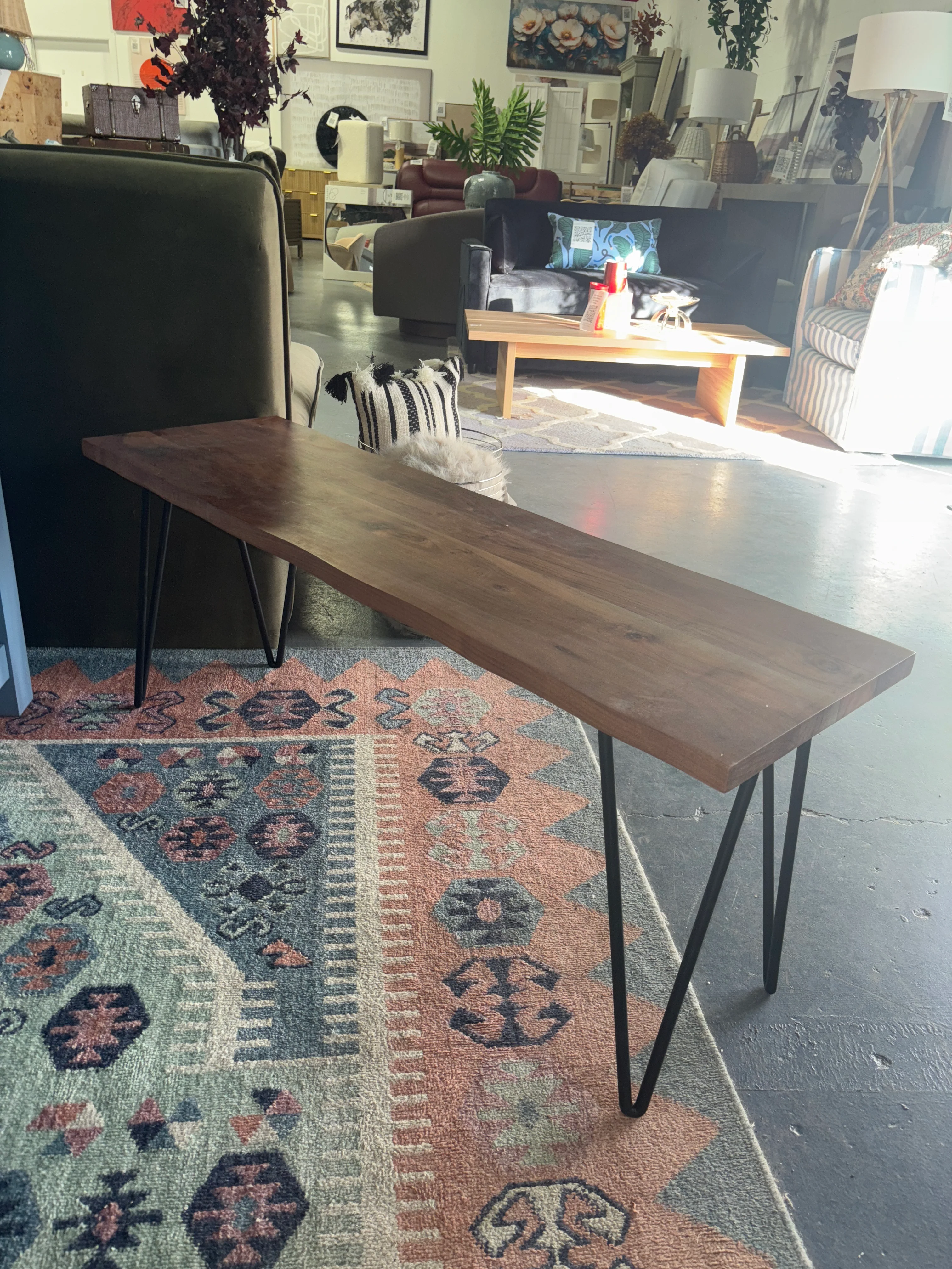 Colton Wood Bench SHOWROOM ITEM - Image 4
