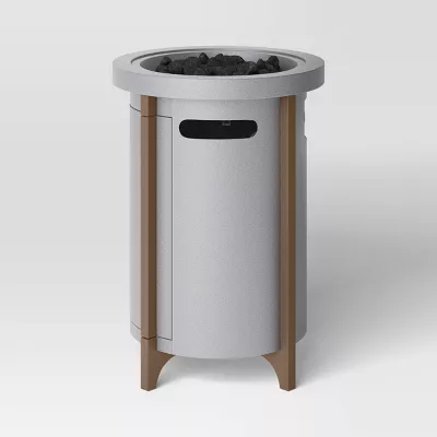 Column Propane Fire Pit Gray - Image 5