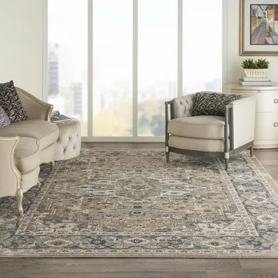 Concerto Center Medallion Indoor Area Rug - 6'7"x9'6" - Image 2